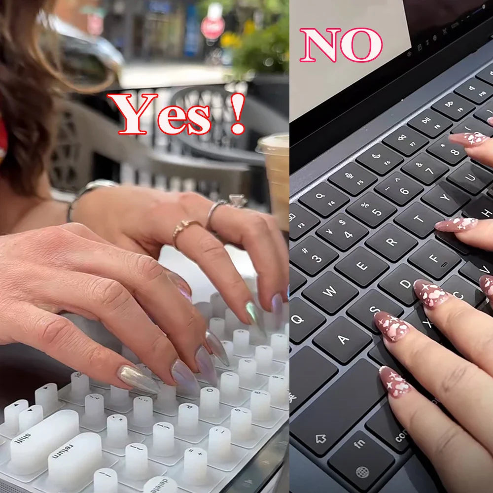 Silicone NailGuard Keyboard Shield - Wholesalus