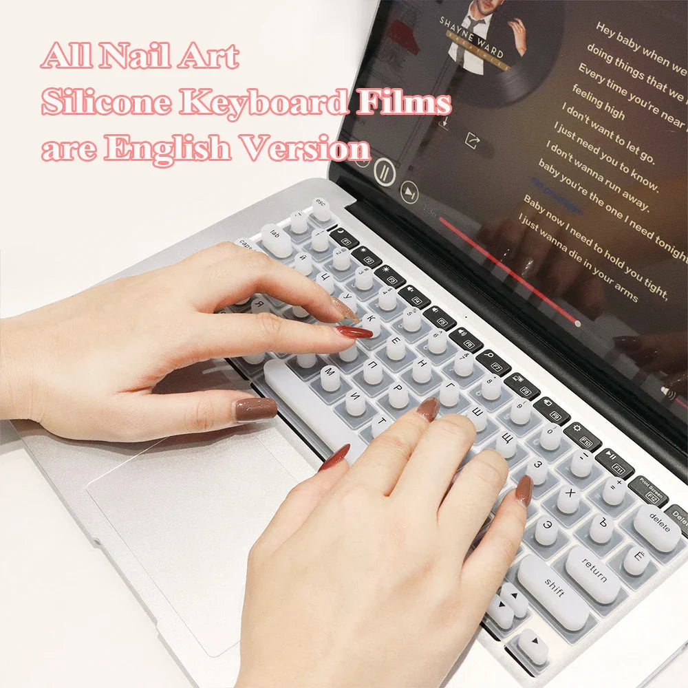 Silicone NailGuard Keyboard Shield - Wholesalus
