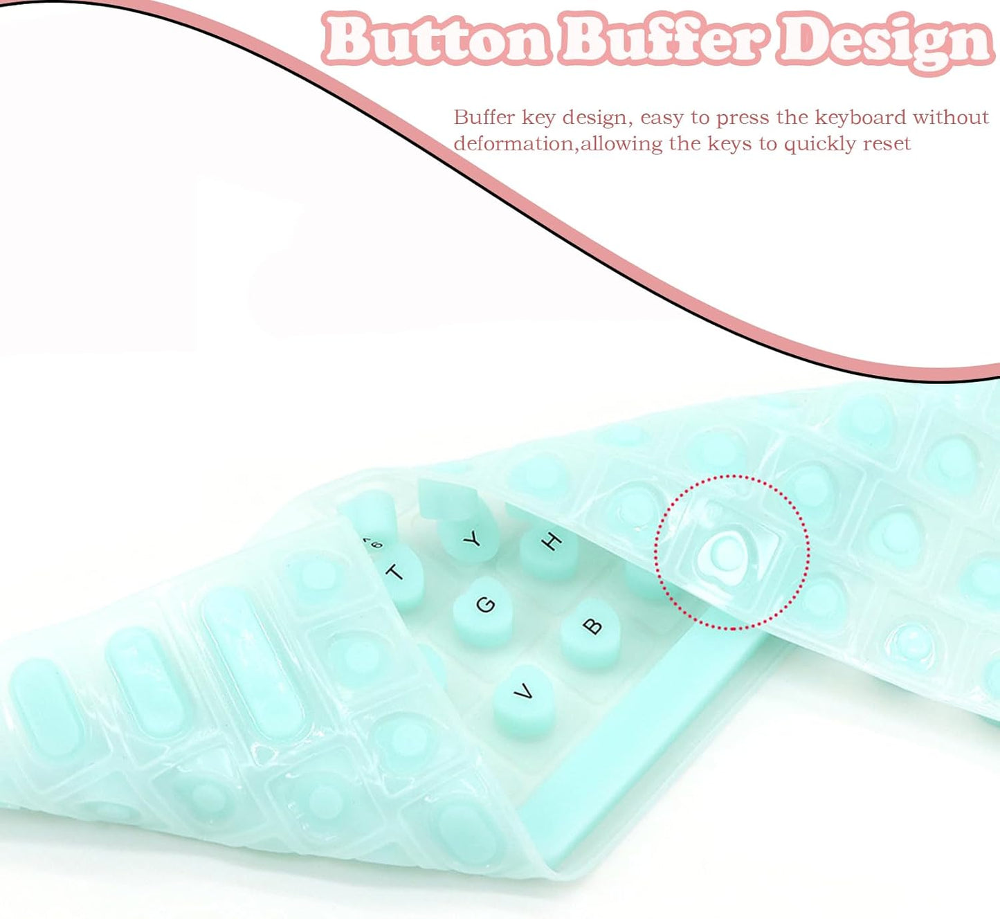 Silicone NailGuard Keyboard Shield - Wholesalus