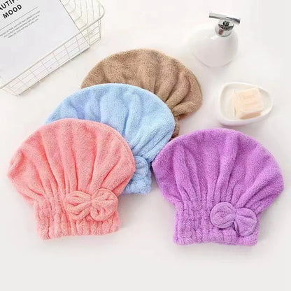 Microfiber Hair Drying Shower Turban - Wholesalus