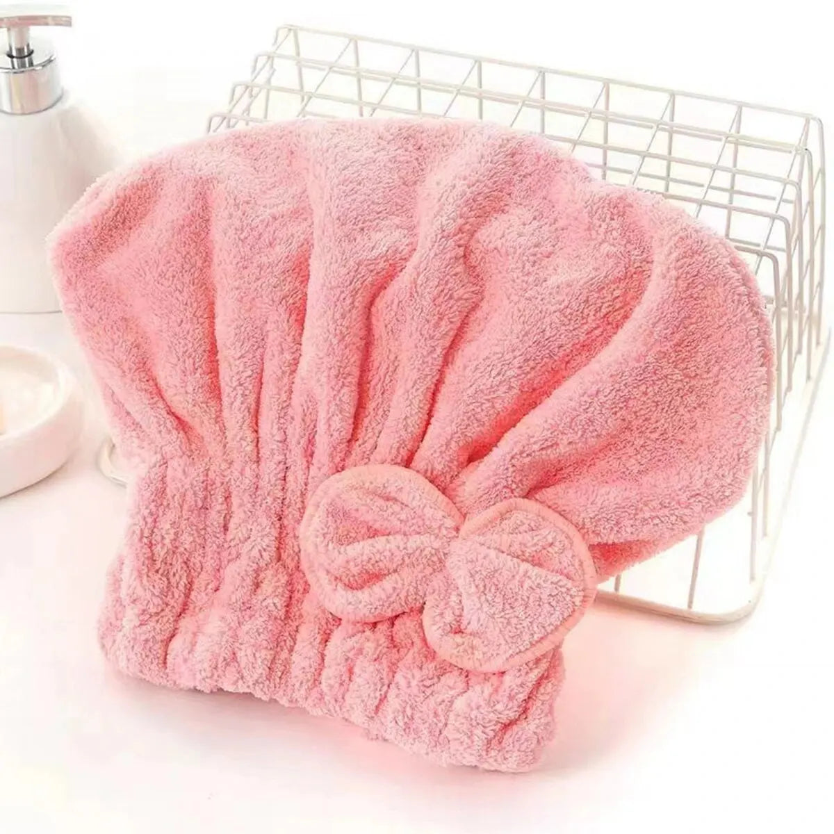 Microfiber Hair Drying Shower Turban - Wholesalus
