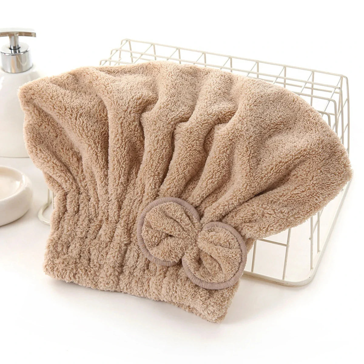 Microfiber Hair Drying Shower Turban - Wholesalus