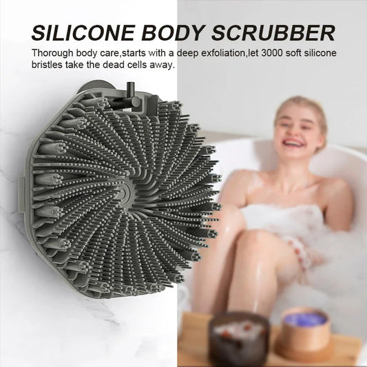Soft Silicone Shower Body Scrubber - Wholesalus