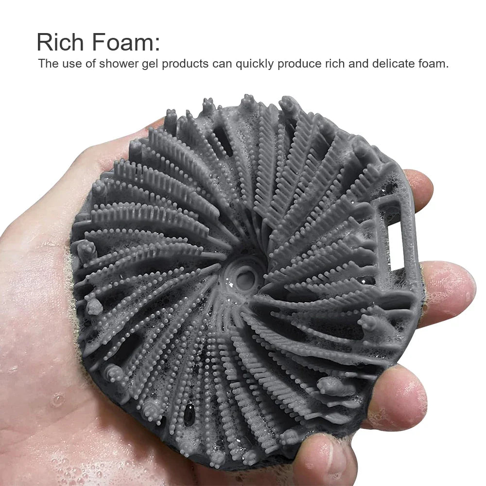 Soft Silicone Shower Body Scrubber - Wholesalus