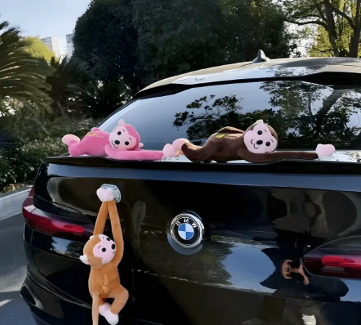 Vehicle Mounted Hanging Monkey Decor - Wholesalus