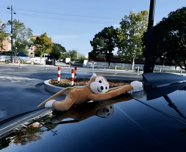 Vehicle Mounted Hanging Monkey Decor - Wholesalus