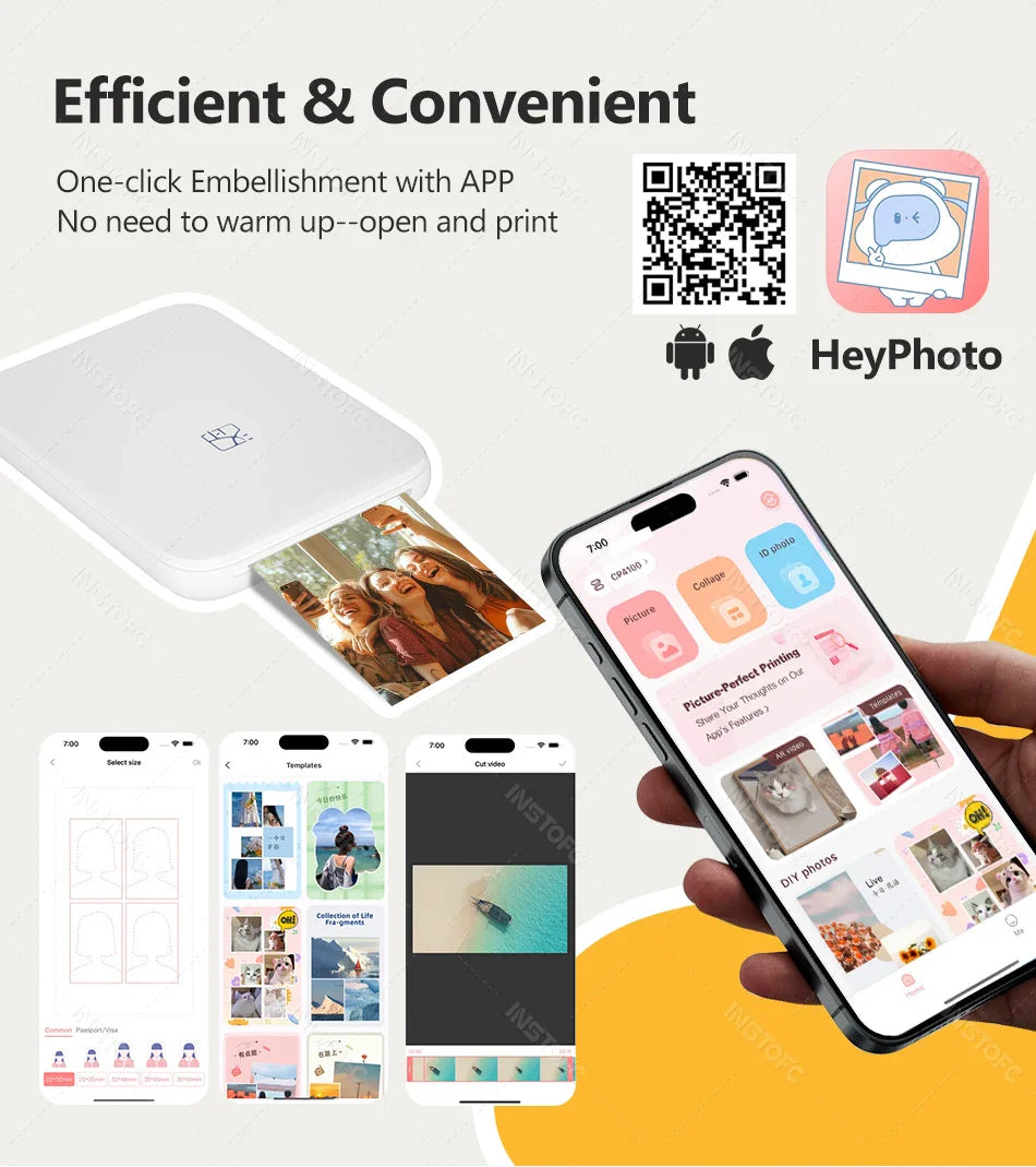 Portable Wireless Photo Printer - Wholesalus