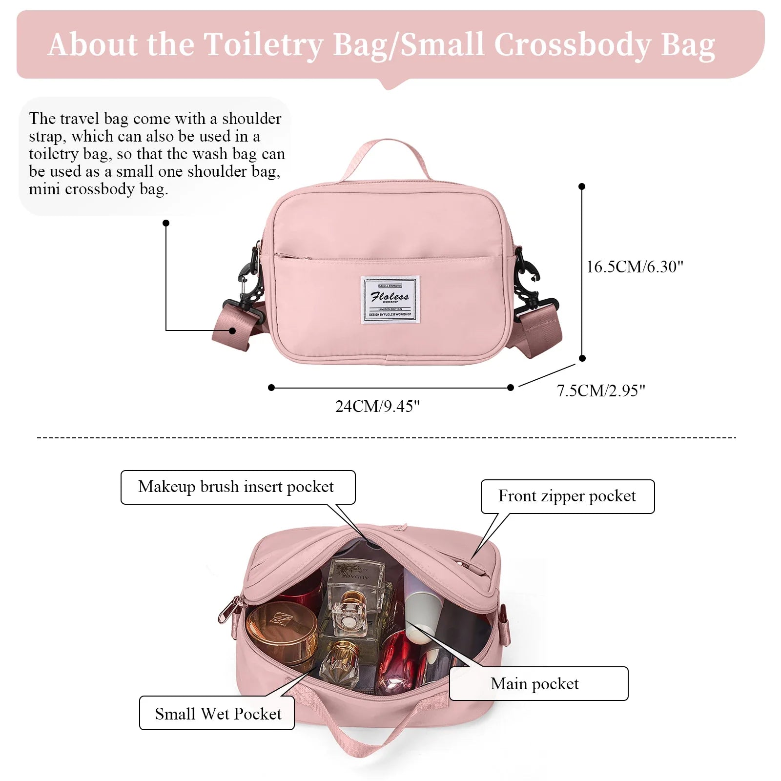 Travel Duffel Bag with Shoes Compartment - Wholesalus