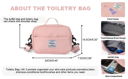 Travel Duffel Bag with Shoes Compartment - Wholesalus