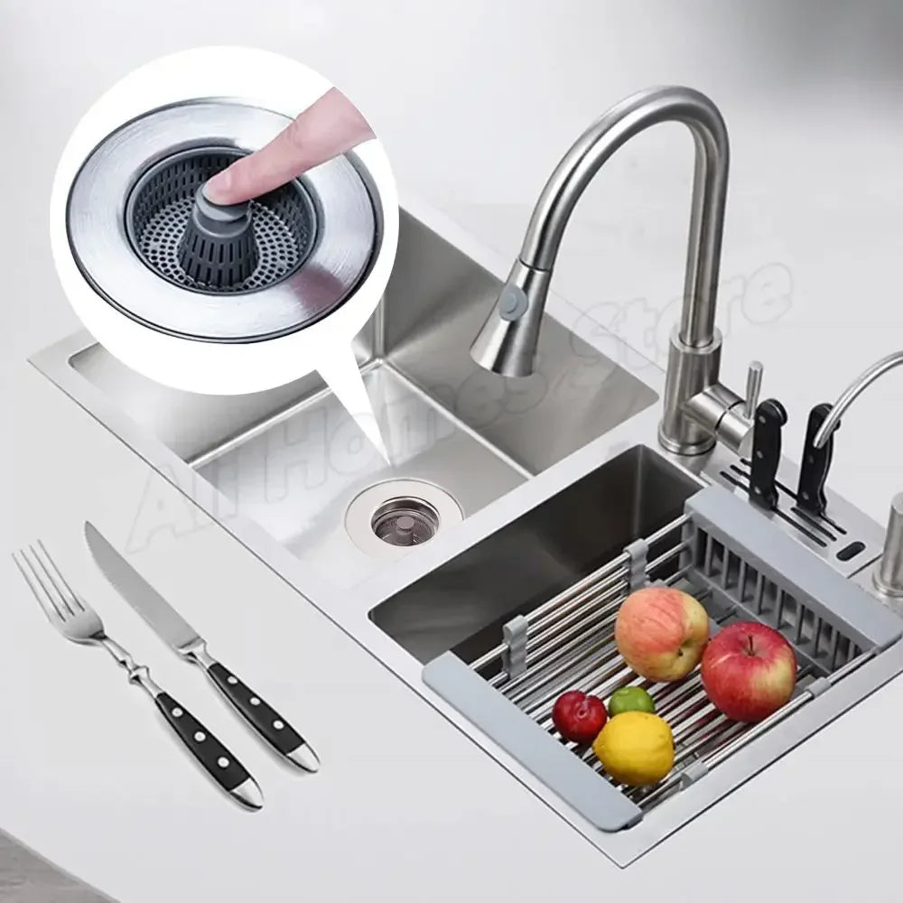 3-in-1 Kitchen Sink Strainer - Wholesalus