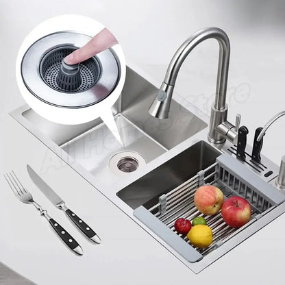 3-in-1 Kitchen Sink Strainer - Wholesalus