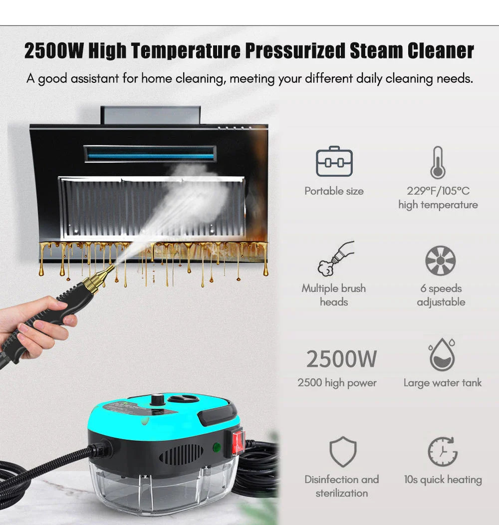 High Pressure Steam Cleaner - Wholesalus
