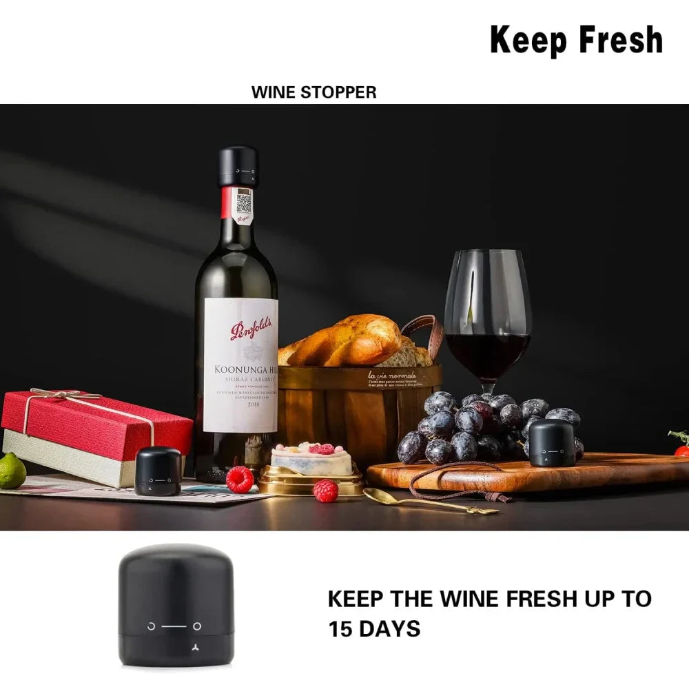 2-in-1 Air Pump Wine Bottle Cork Opener - Wholesalus