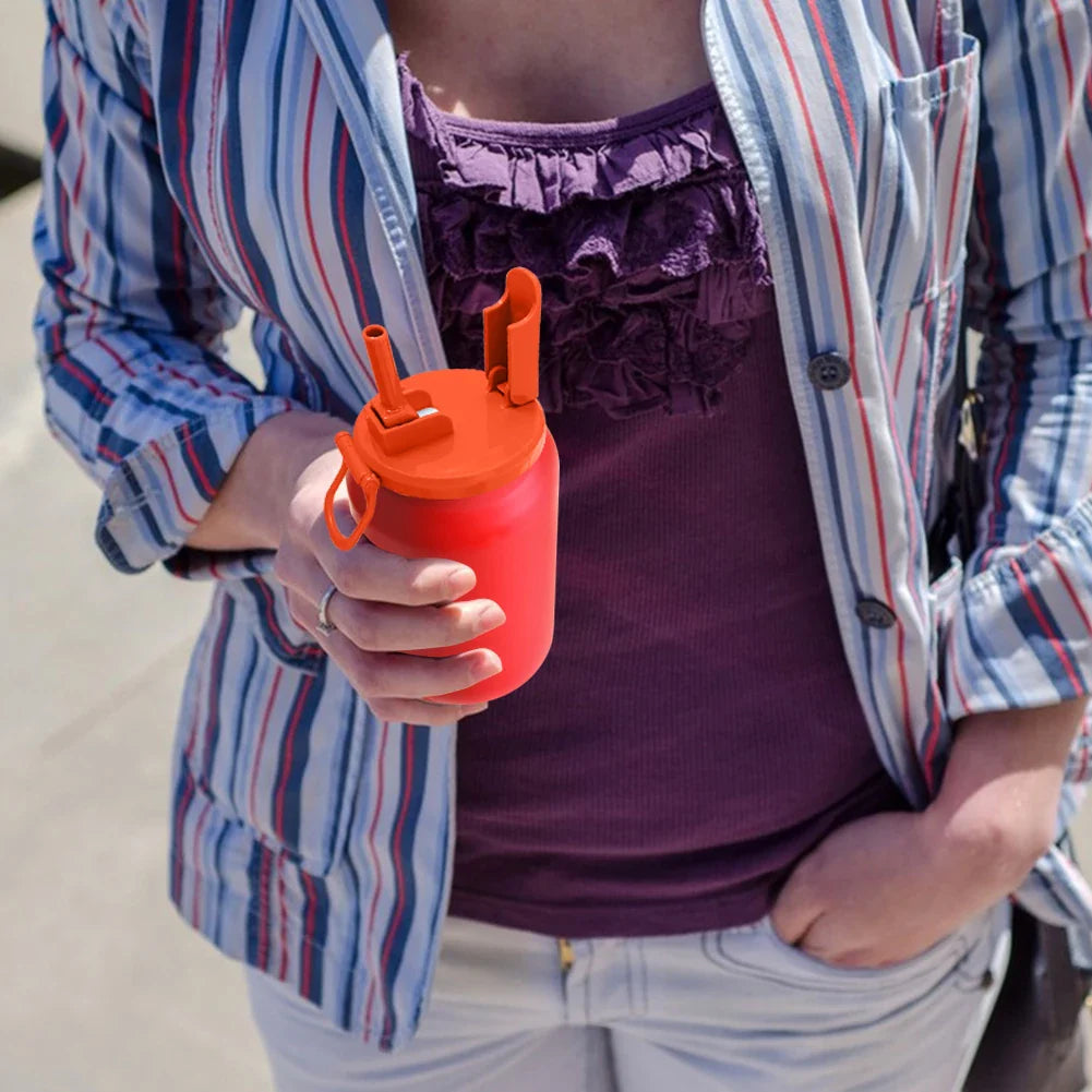 Silicone Soda Can Lid with Straw - Wholesalus