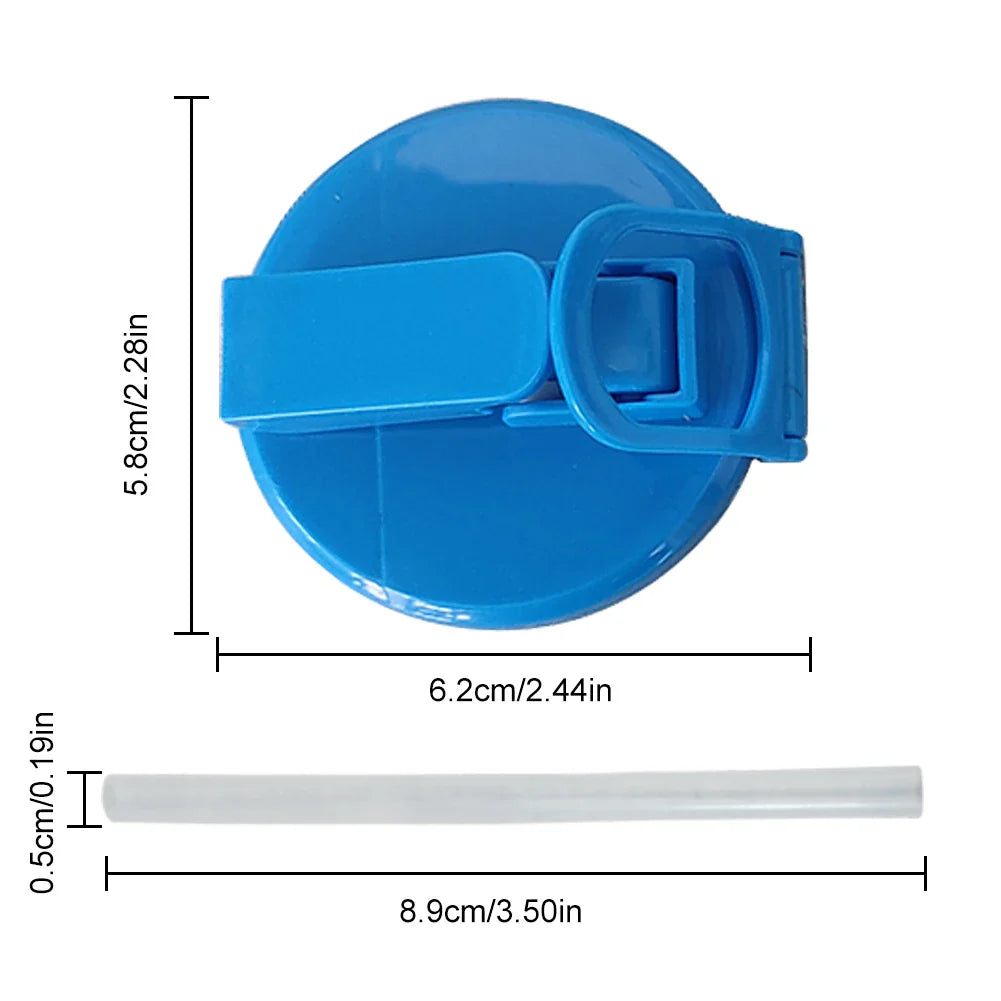 Silicone Soda Can Lid with Straw - Wholesalus