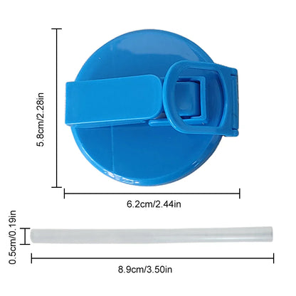 Silicone Soda Can Lid with Straw - Wholesalus