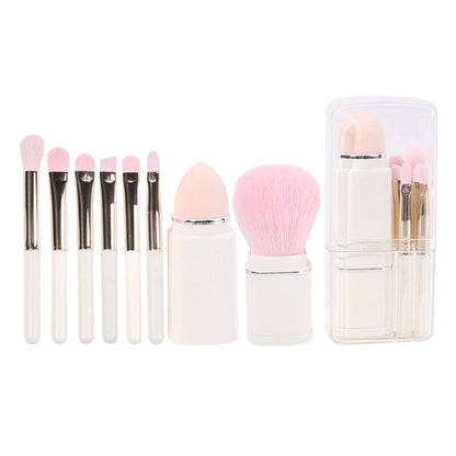 8Pcs Portable Makeup Brushes Set - Wholesalus