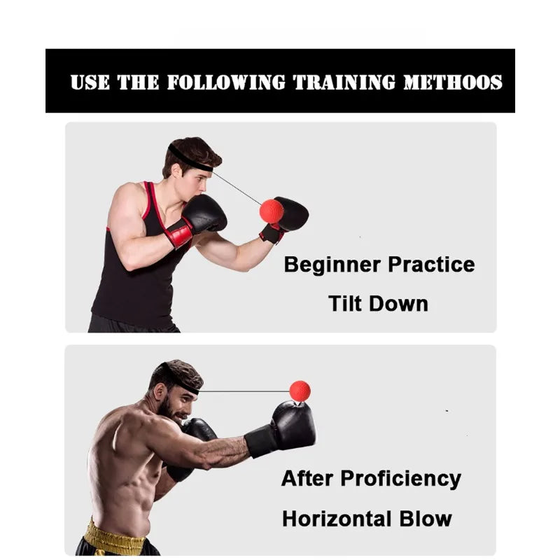 Head Mounted Boxing Reflex Ball Trainer - Wholesalus