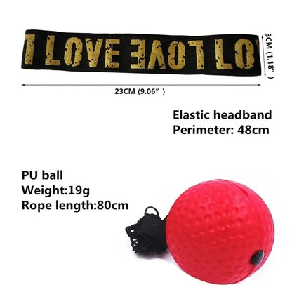 Head Mounted Boxing Reflex Ball Trainer - Wholesalus
