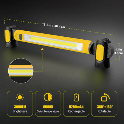 LED Magnetic Emergency Work Light - Wholesalus