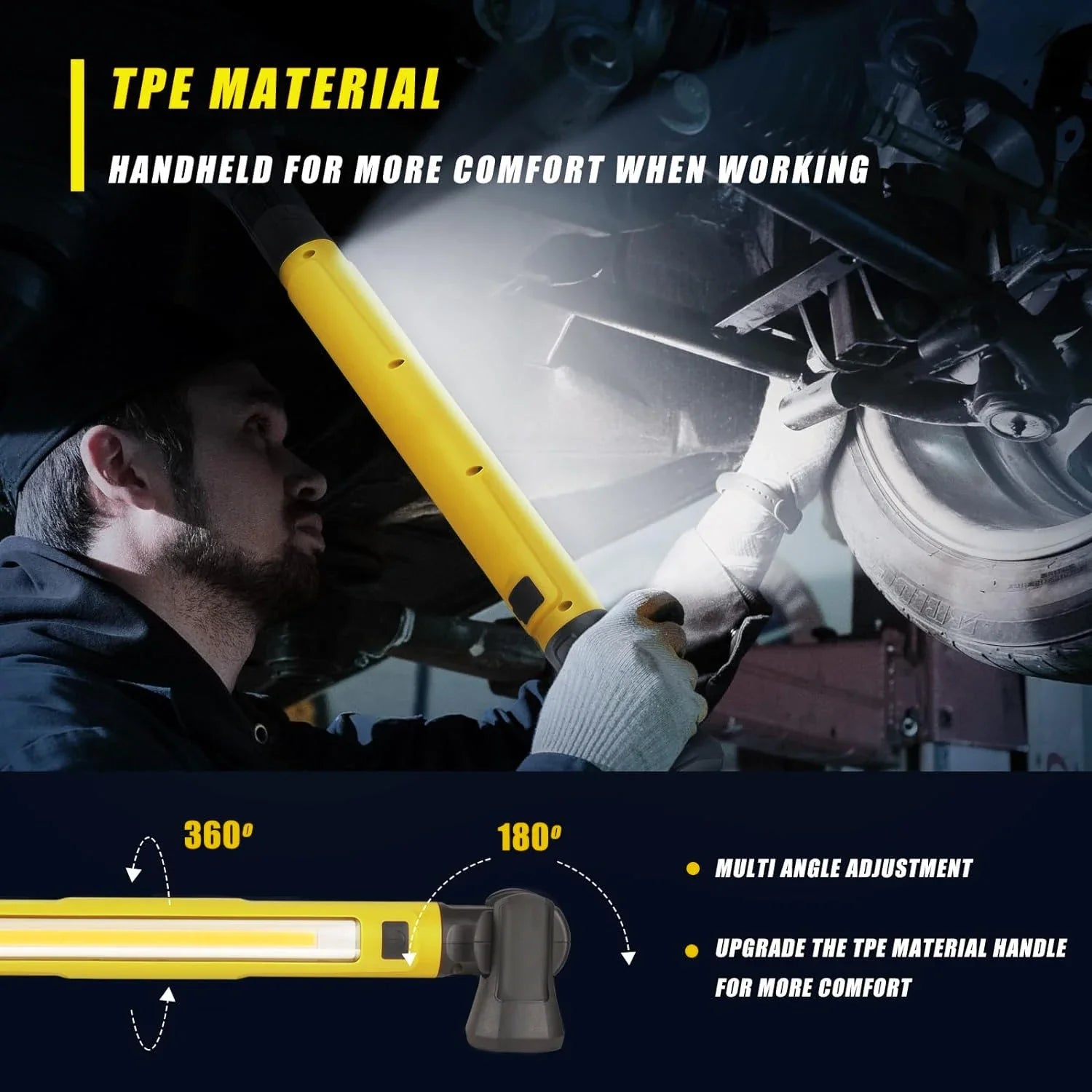 LED Magnetic Emergency Work Light - Wholesalus