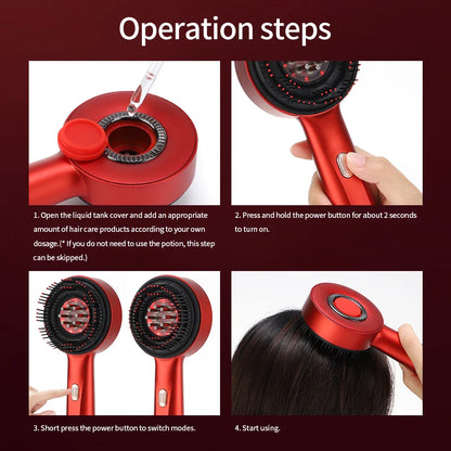 Portable Electric Scalp Massage Comb - Wholesalus