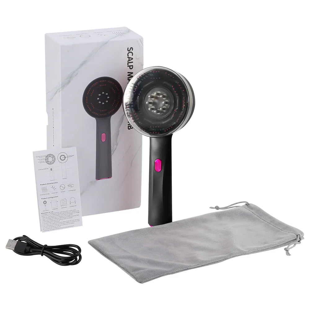 Portable Electric Scalp Massage Comb - Wholesalus