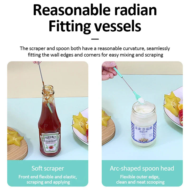 Retractable Silicone Scraper Spoon - Wholesalus