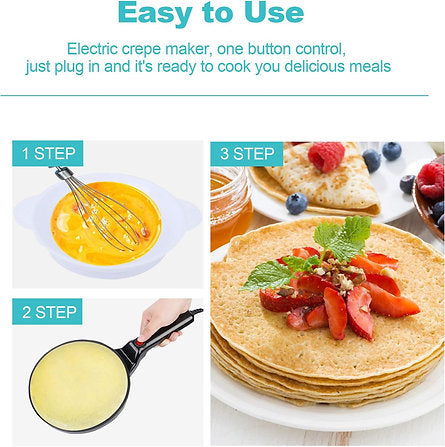 Electric Non-stick Pancake and Crepe Maker - Wholesalus