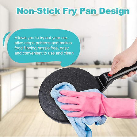 Electric Non-stick Pancake and Crepe Maker - Wholesalus