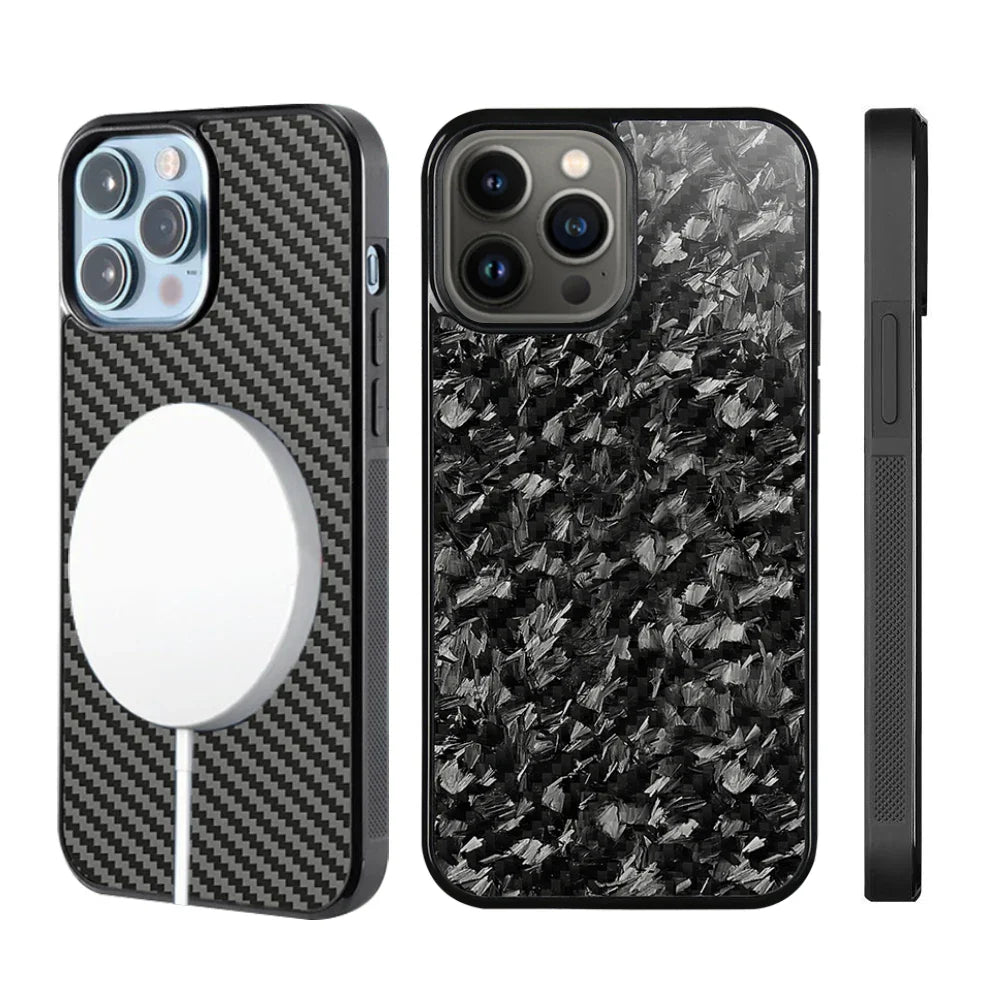 Magsafe Carbon Fiber Shockproof iPhone Case - Wholesalus