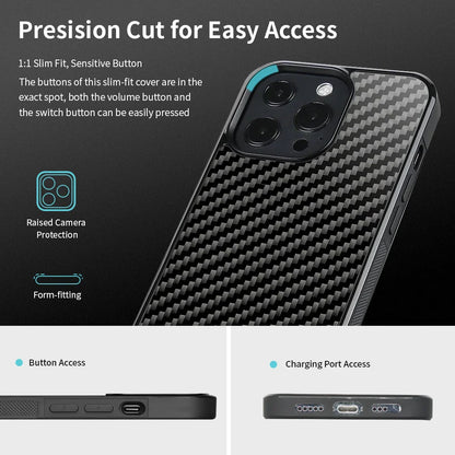 Magsafe Carbon Fiber Shockproof iPhone Case - Wholesalus