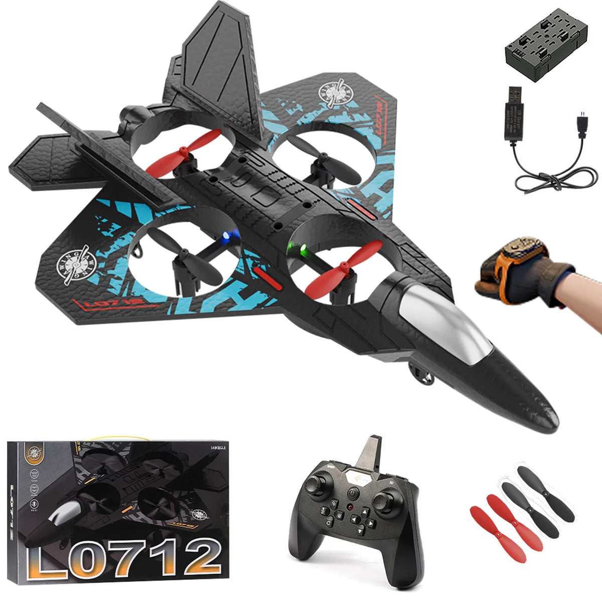 Remote Control Gravity Sensor Aircraft Toy - Wholesalus