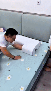 Memory Foam Couples Pillow with Arm Rest - Wholesalus