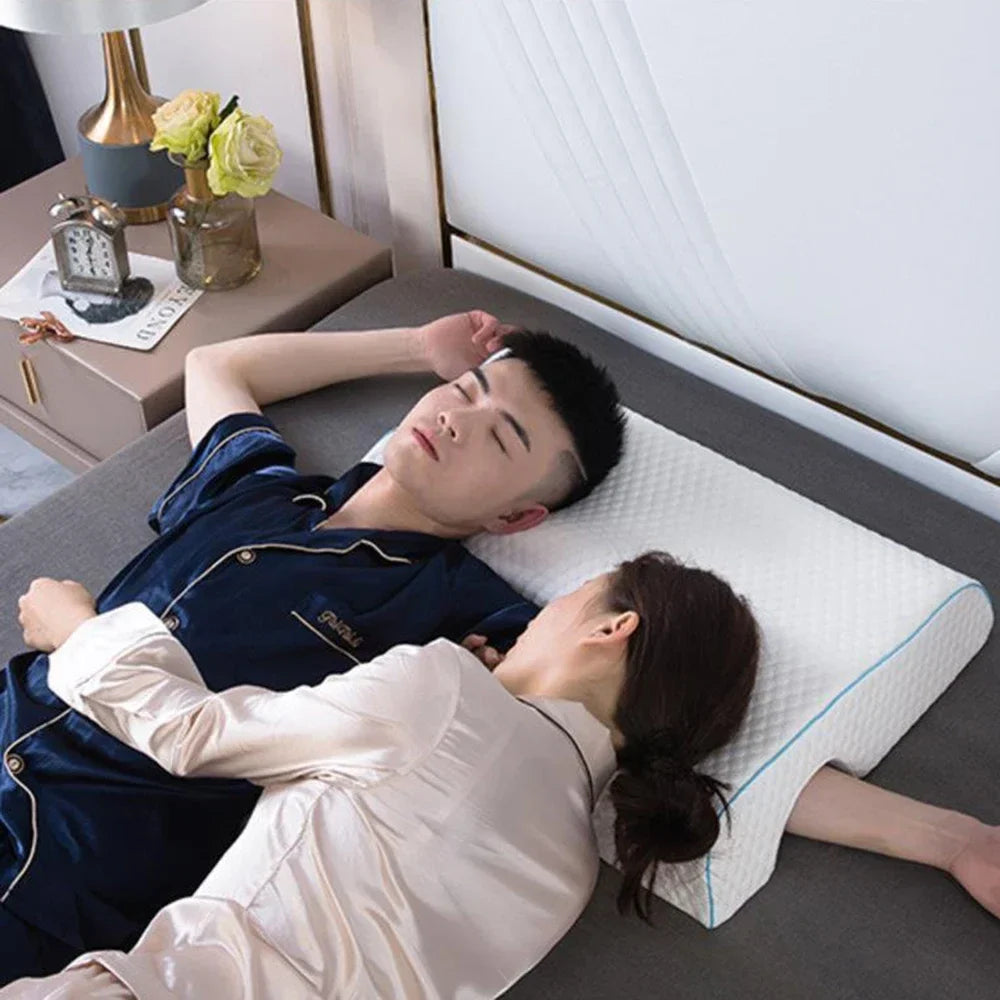 Memory Foam Couples Pillow with Arm Rest - Wholesalus