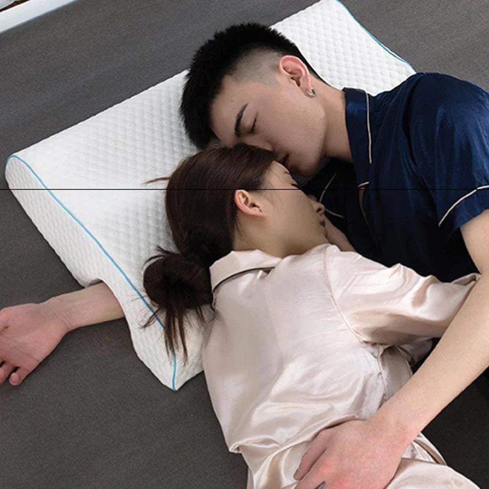 Memory Foam Couples Pillow with Arm Rest - Wholesalus