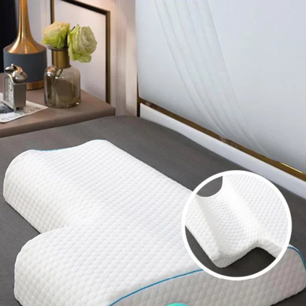 Memory Foam Couples Pillow with Arm Rest - Wholesalus
