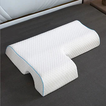 Memory Foam Couples Pillow with Arm Rest - Wholesalus
