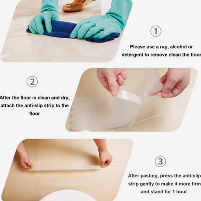 Transparent Anti-Slip Strips - Wholesalus