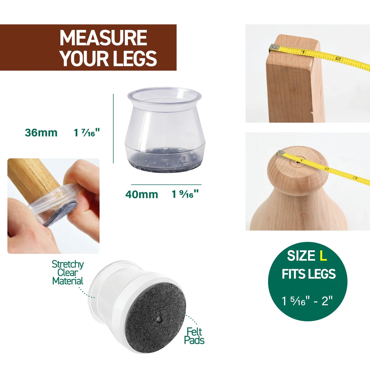 Silicone Furniture Chair Leg Floor Protector - Wholesalus