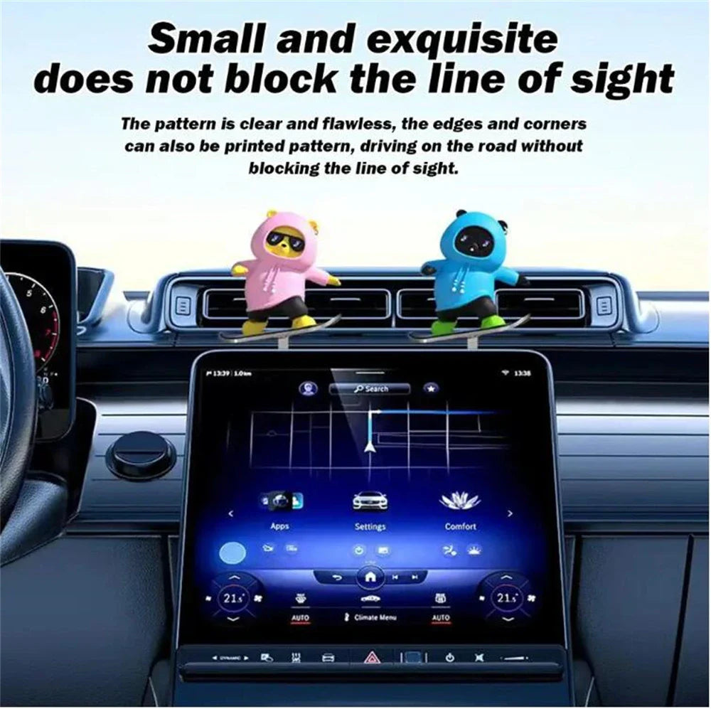Car Dashboard Sliding Panda - Wholesalus