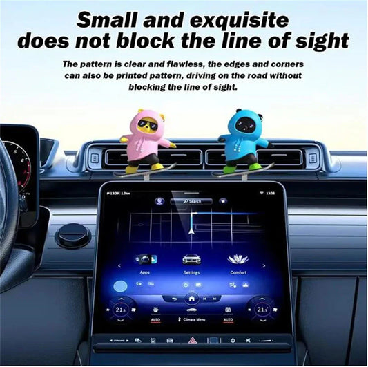 Car Dashboard Sliding Panda - Wholesalus