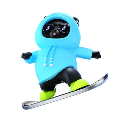 Car Dashboard Sliding Panda - Wholesalus