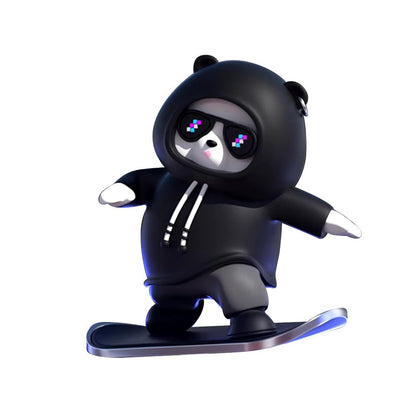 Car Dashboard Sliding Panda - Wholesalus