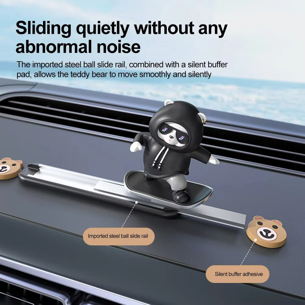 Car Dashboard Sliding Panda - Wholesalus