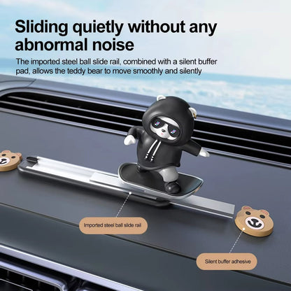 Car Dashboard Sliding Panda - Wholesalus
