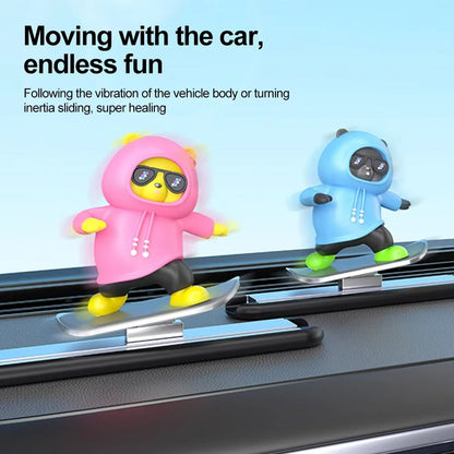 Car Dashboard Sliding Panda - Wholesalus