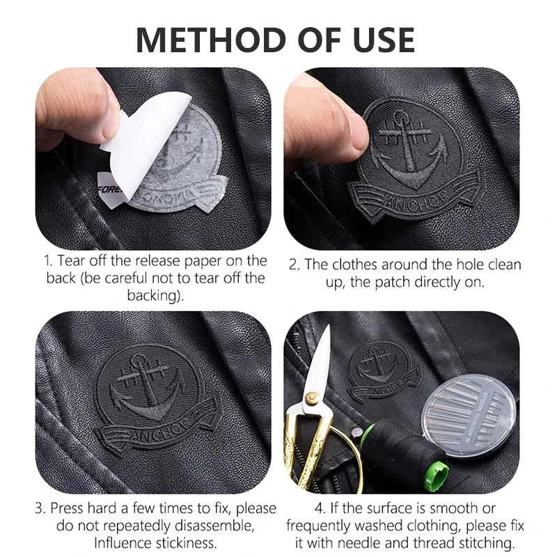 Self Adhesive Fabric Leather Patch - Wholesalus