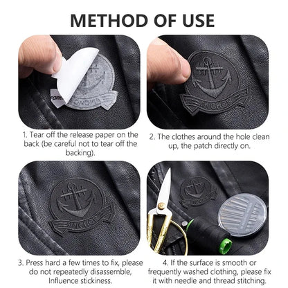 Self Adhesive Fabric Leather Patch - Wholesalus