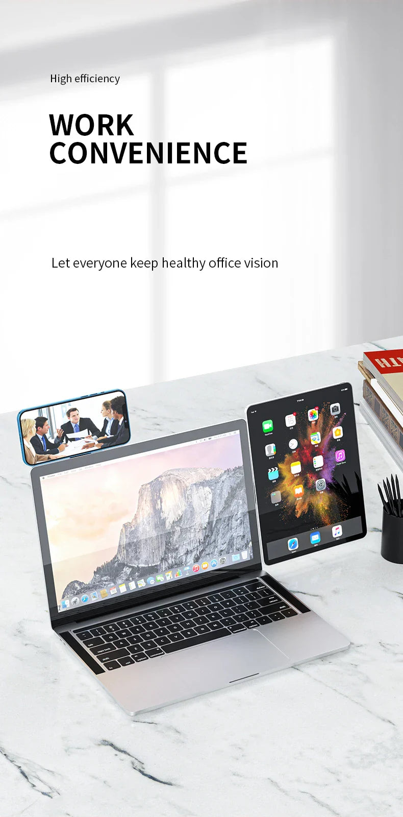Magnetic Laptop Phone Holder - Wholesalus